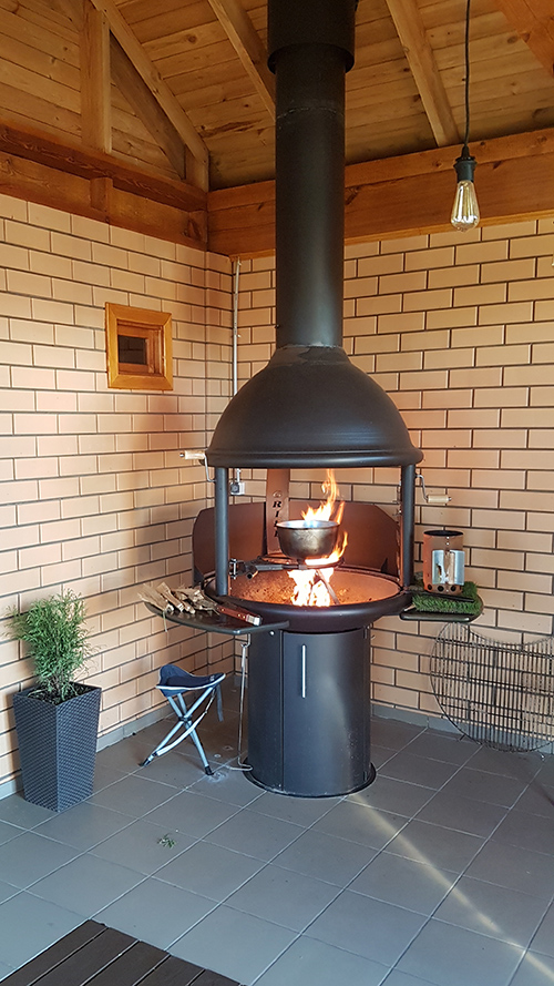 фото финский гриль мангал барбекю Grill угольный для дачи и дома, гриль-домика и загородного дома
